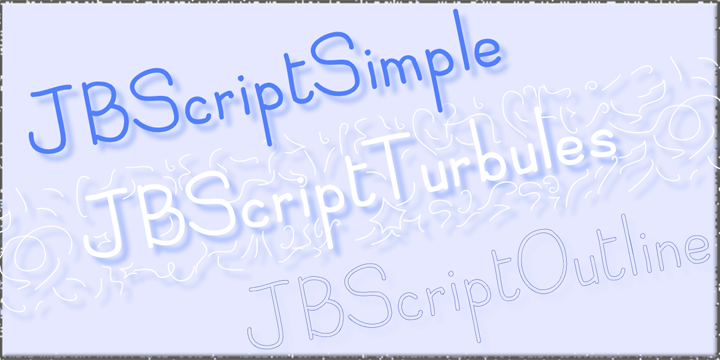 JBScript Font Poster 2