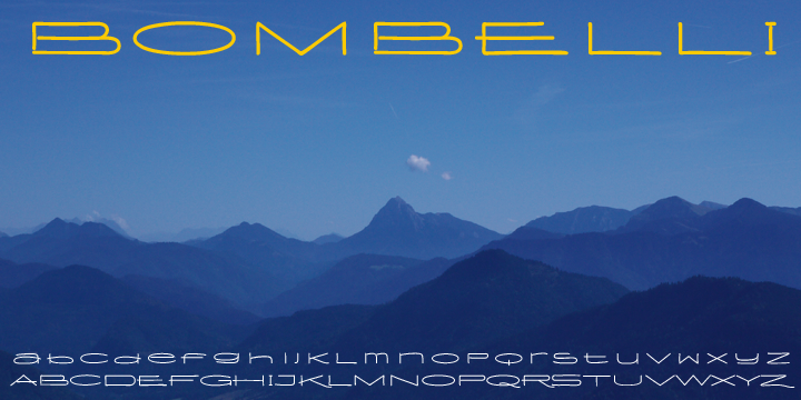 Bombelli Light Hand Font Poster 1