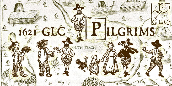 1621 GLC Pilgrims Font Poster 1