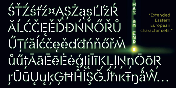 Geomatrix Font Poster 4