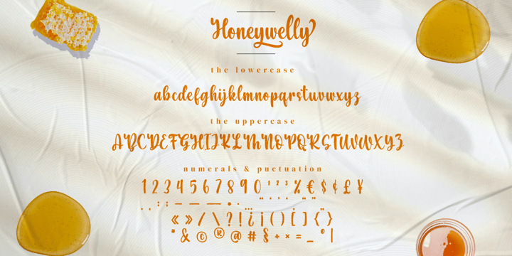 Honeywelly Modern Calligraphy Font Poster 4