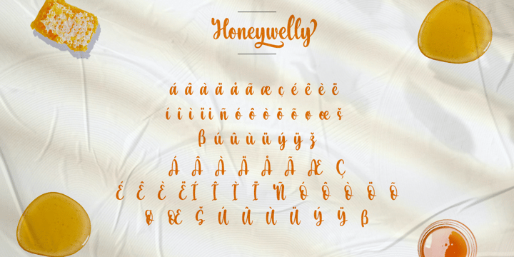 Honeywelly Modern Calligraphy Font Poster 5