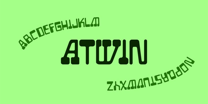 Atwin Font Poster 4