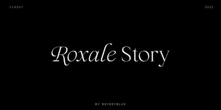 Roxale Story Font Poster 1