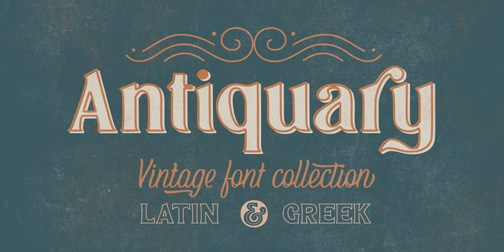 Antiquary Font Poster 1