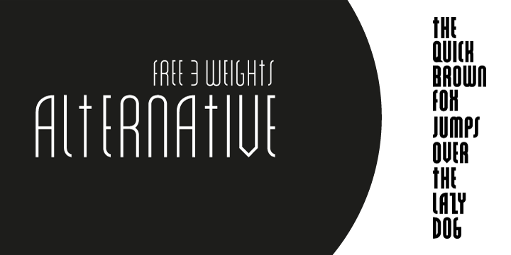 Alt Alternative Font Poster 6