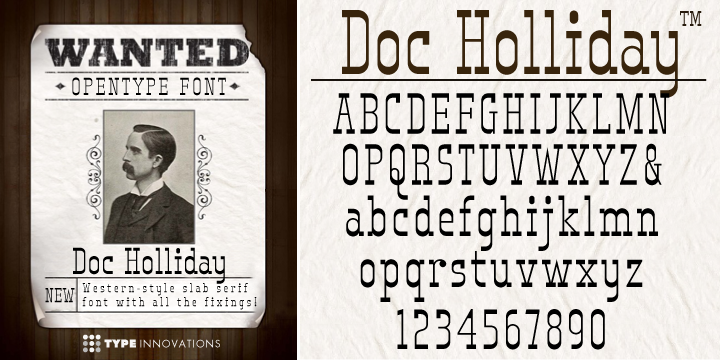 Doc Holliday Font Poster 1