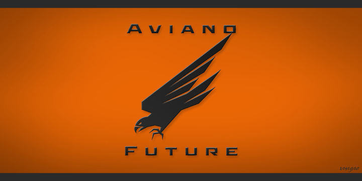 Aviano Future Font Poster 1