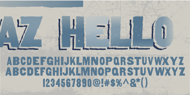 Image of AZ Hello Font
