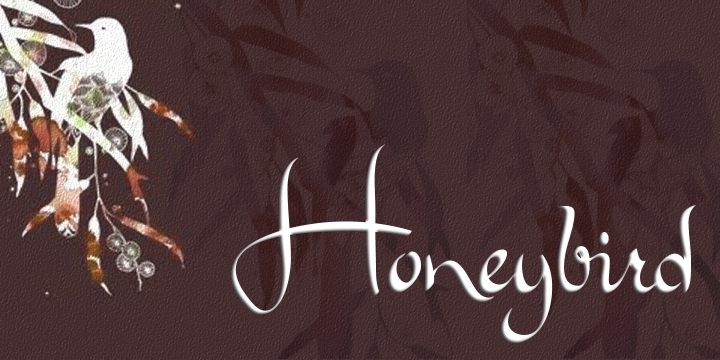 Honeybird Font Poster 2