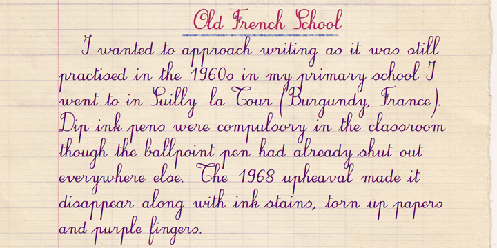 Old French School Font | Webfont & Desktop | MyFonts