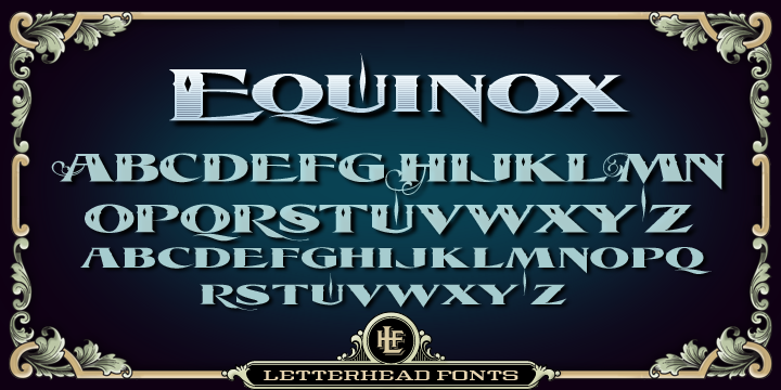 LHF Equinox Font Poster 1