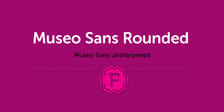 Museo Sans Rounded Font Poster 1