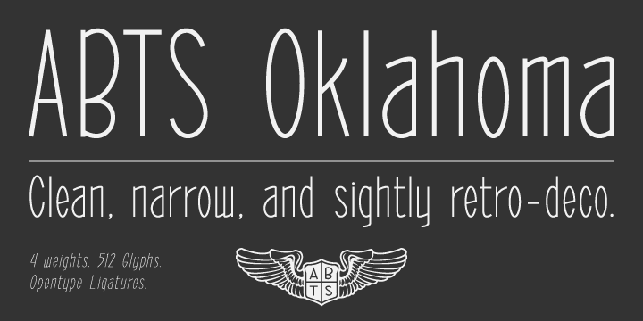 ABTS Oklahoma Font Poster 1