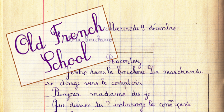 Old French School Font | Webfont & Desktop | MyFonts