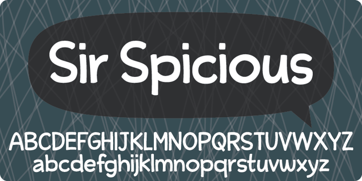 Sir Spicious Font Poster 1