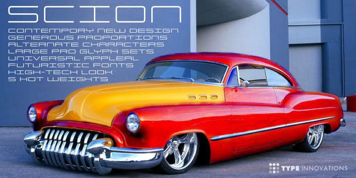 Scion Font Poster 4