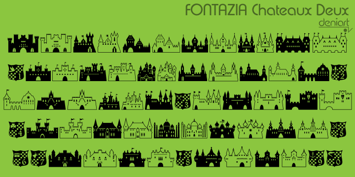 Fontazia Chateaux Deux Font Poster 3