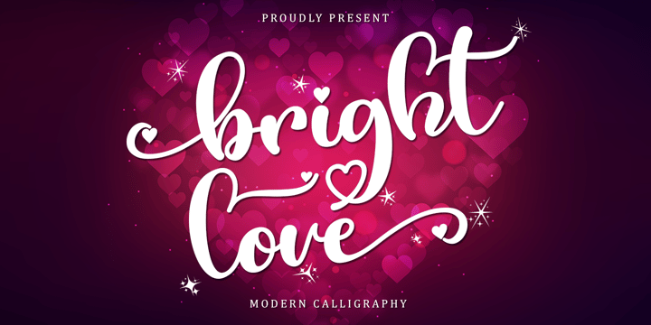 [bqusshocpk] Download Bright Love Fonts Family From Sakha Design