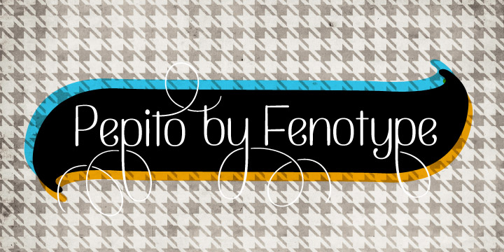 Pepito Font Poster 1