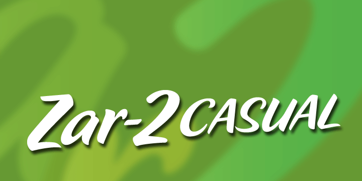 Zar2 Casual Font Poster 1