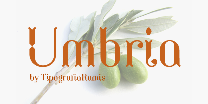 Umbria Font Poster 1