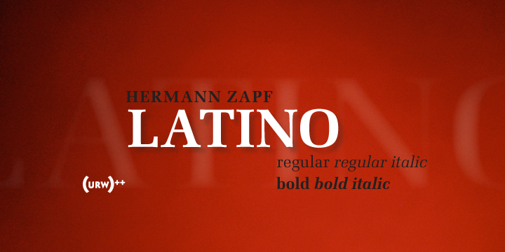 Latino Font Poster 1