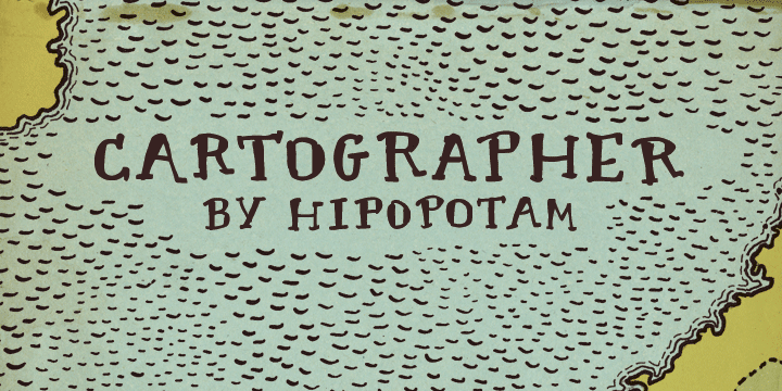 Cartographer Font Poster 5