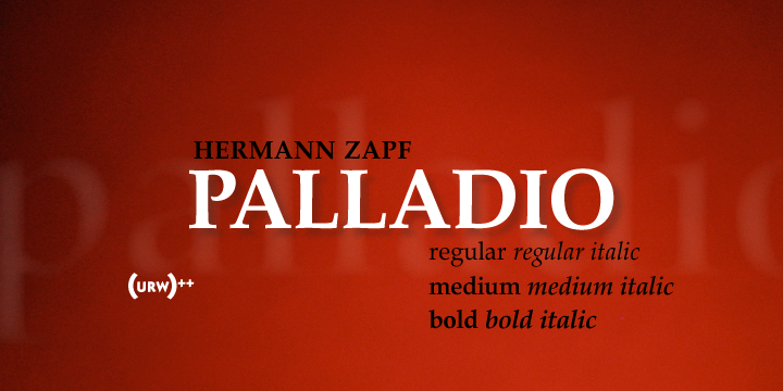 Palladio Font Poster 1