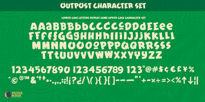 PM Outpost Font Poster 2