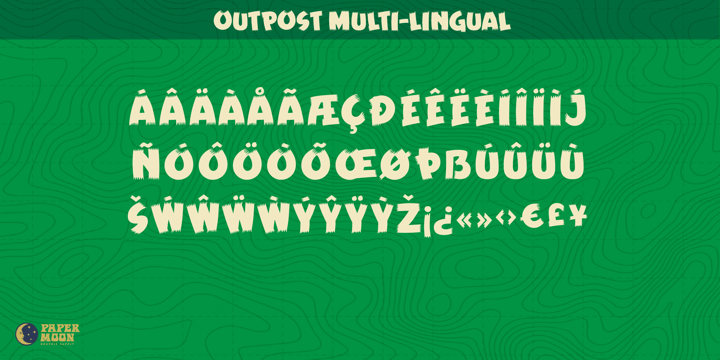 PM Outpost Font Poster 3