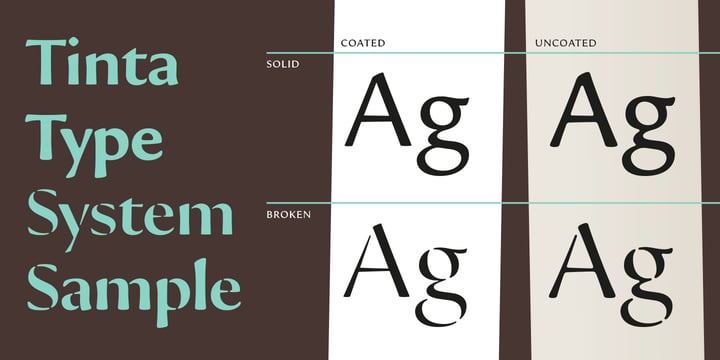 Tinta Coated Font | Webfont & Desktop | MyFonts