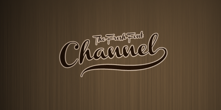 Channel Font Poster 1