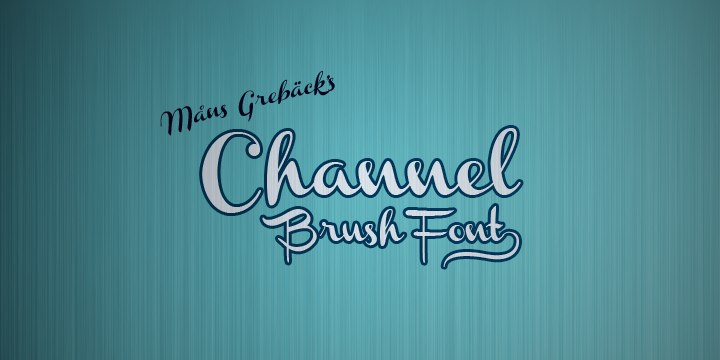 Channel Font Poster 2