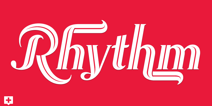 Rhythm Font Poster 2