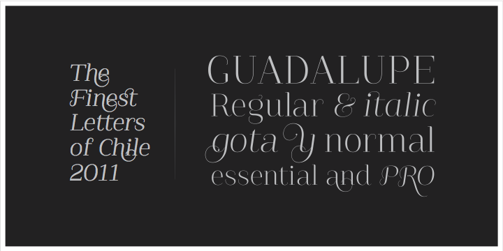 Guadalupe Font Poster 6