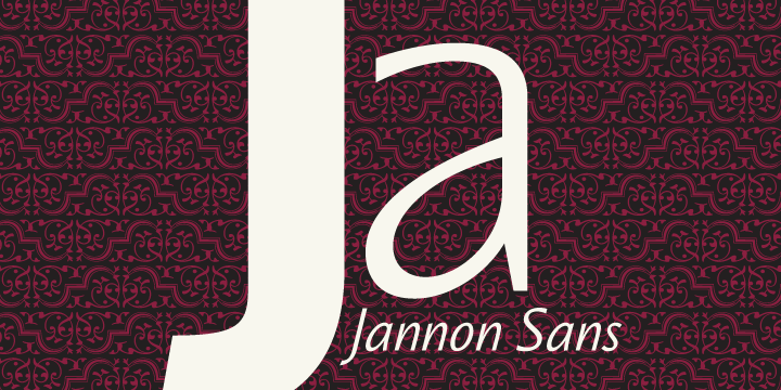 Jannon Sans Font Poster 1