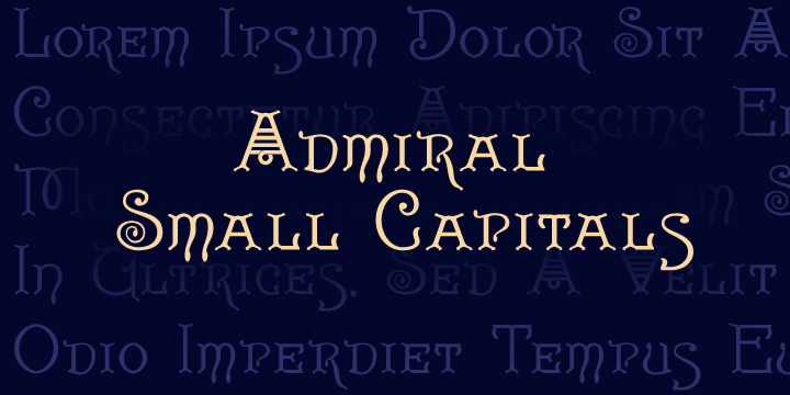 Admiral Font Poster 5