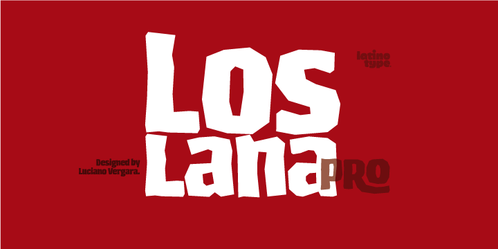 Los Lana Pro Font Poster 2