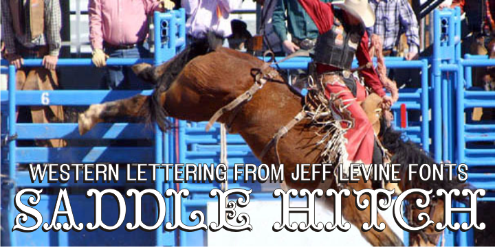 Saddle Hitch JNL Font Poster 1