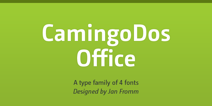 Camingo Dos Office Font Poster 1