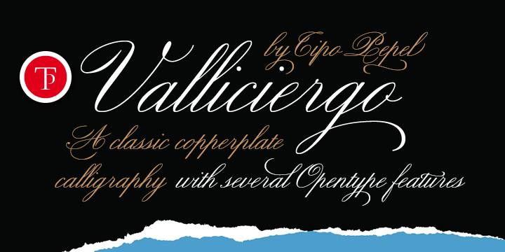 Valliciergo Font Poster 2