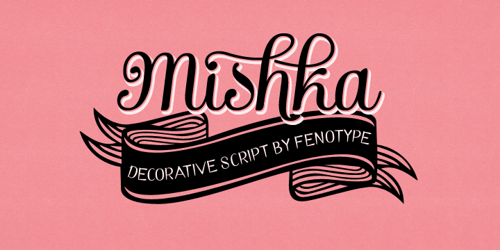 Mishka Font Poster 1