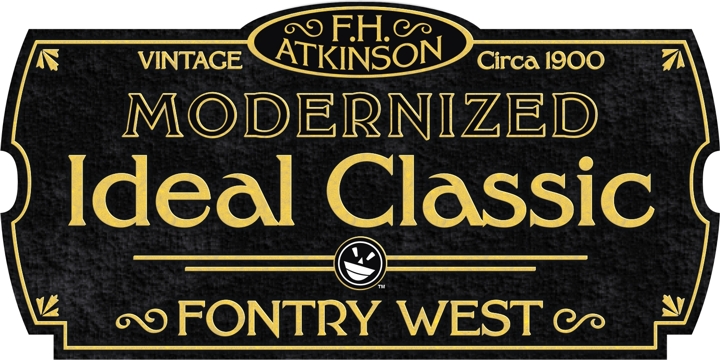 FHA Modernized Ideal Classic Font Poster 3