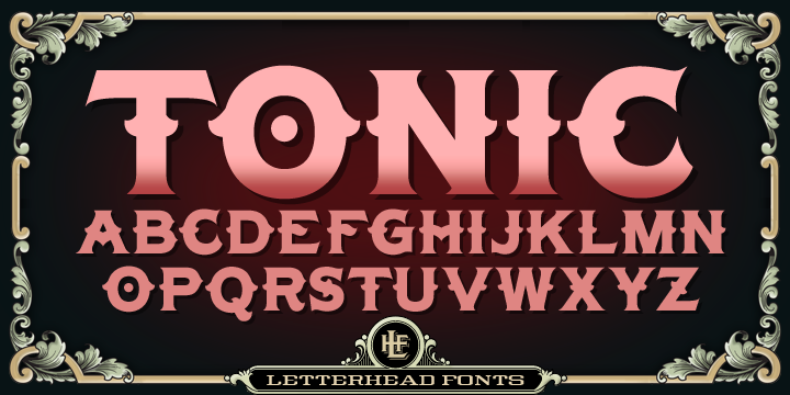 LHF Tonic Font Poster 1