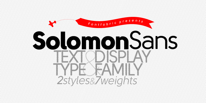 Solomon Sans Font Poster 1