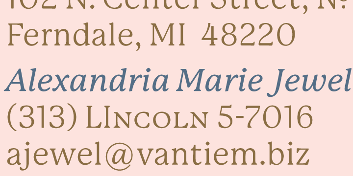 P22 Mackinac Font Poster 12