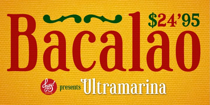 Ultramarina Font Poster 1