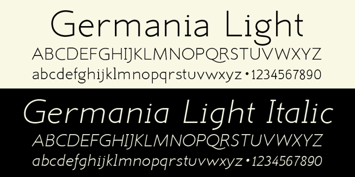 Germania Font Poster 3