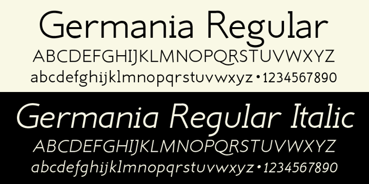 Germania Font Poster 4
